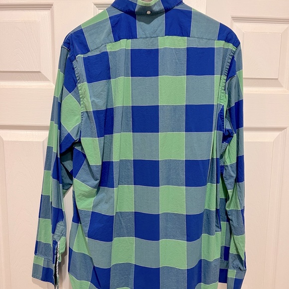 Bonobos Plaid long sleeve button down, size large, slim fit - Picture 5 of 5